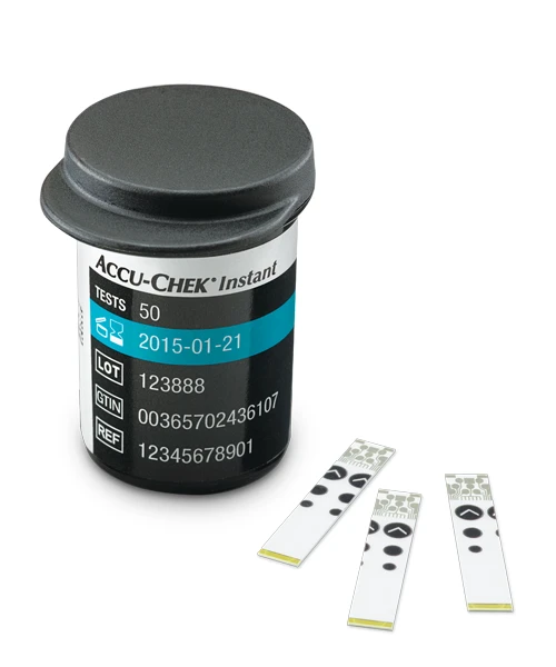 Accu-Chek Instant тест ленти за кръвна захар, 50 броя