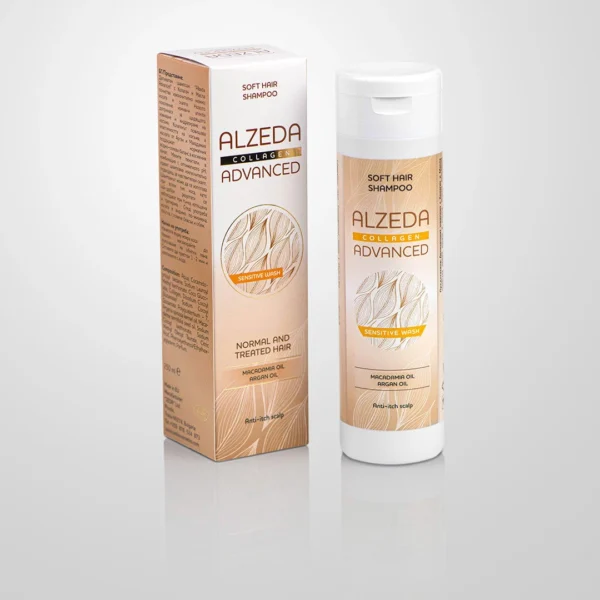 Alzeda Advanced деликатен безсулфатен шампоан с колаген, 250 мл