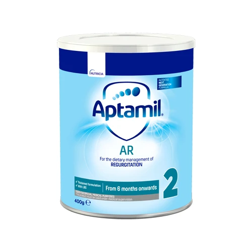 Aptamil AR 2 мляко за кърмачета при регургитации, над 6 месеца, 400 г