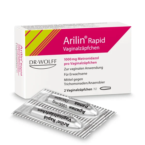 Arilin Rapid вагинални овули 1000 мг, 2 броя