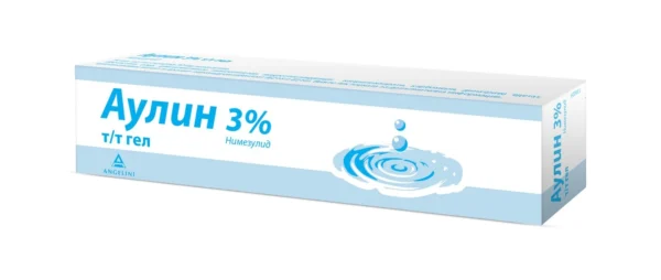 Аулин 3% гел с нимезулид, 50 г