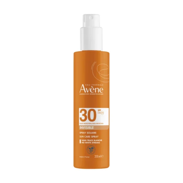Avène Sun SPF30 невидим спрей за възрастни за лице и тяло, 200 мл