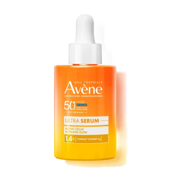 Avène Ultra Serum озаряващ слънцезащитен серум за лице SPF50+, 30 мл