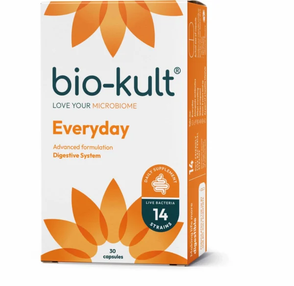Bio-Kult Everyday пробиотик с 14 щама живи бактерии, 30 капсули — снимка 2