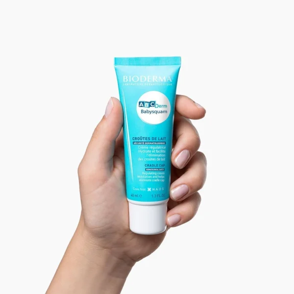 BIODERMA ABCDerm Babysquam кераторегулиращ крем при млечни корички, 40 мл — снимка 2