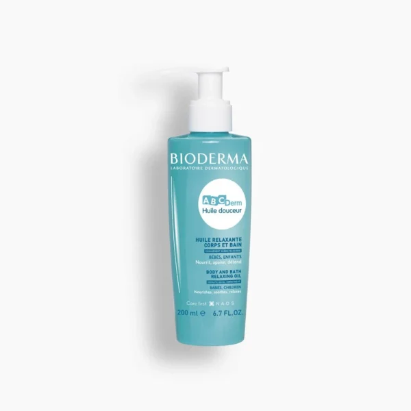 Bioderma ABCDerm масажно олио за бебета и деца, 200 мл — снимка 2
