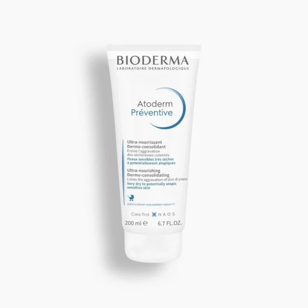 Bioderma Atoderm Préventive подхранващ крем за много суха кожа, 200 мл — снимка 2