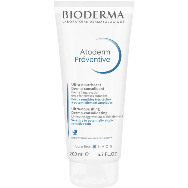 Bioderma Atoderm Préventive подхранващ крем за много суха кожа, 200 мл