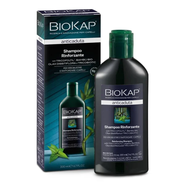 BioKap Anticaduta подсилващ шампоан против косопад с Tricofoltil, 200 мл