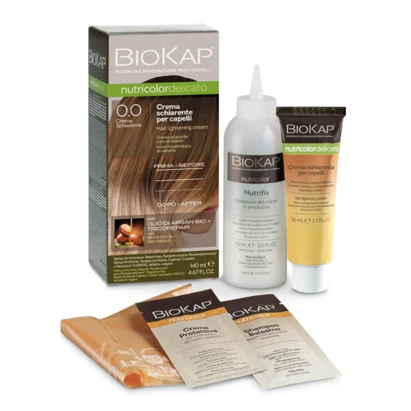 BioKap Nutricolor Delicato 0.0 изсветляващ крем за коса, 140 мл