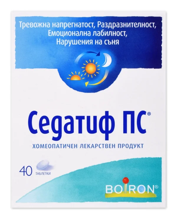 Boiron Седатиф ПС хомеопатични таблетки, 40 бр.