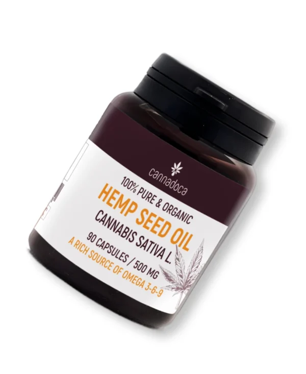 Cannadoca масло от конопено семе, капсули 500 мг, 90 броя — снимка 2