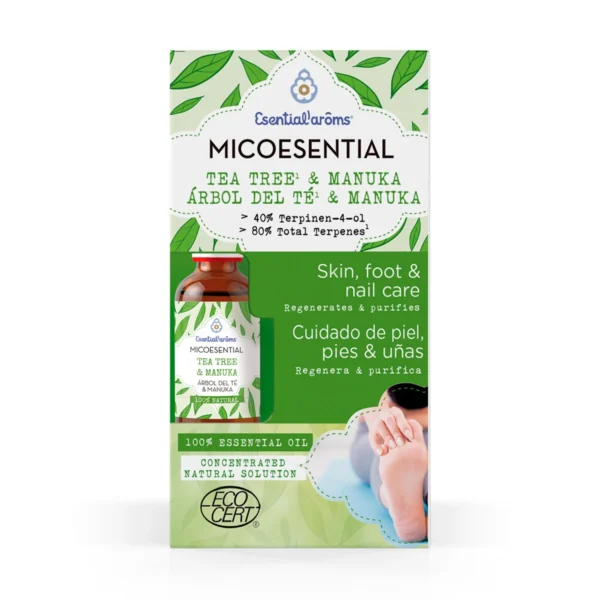Esential Arôms Micoesential разтвор с чаено дърво и мануока, 10 мл