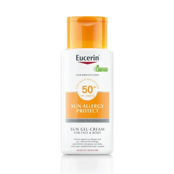 Eucerin Sun Allergy Protect слънцезащитен гел-крем SPF 50+ за лице и тяло, 150 мл
