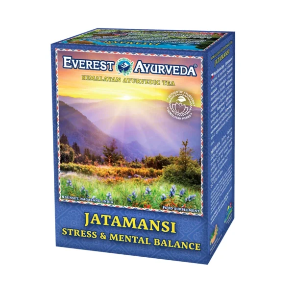 Everest Ayurveda Jatamansi хималайски аюрведичен чай за стрес и ментален баланс, 100 г