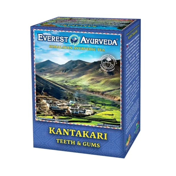 Everest Ayurveda Kantakari хималайски аюрведичен чай за зъби и венци, 100 г