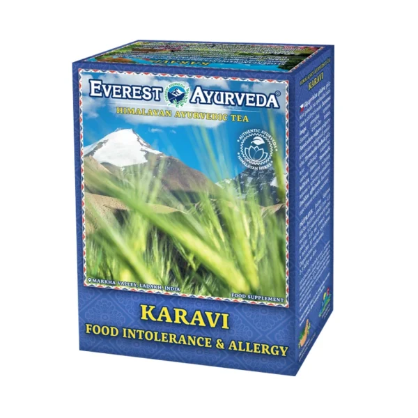 Everest Ayurveda Karavi хималайски аюрведичен чай за правилно храносмилане, 100 г