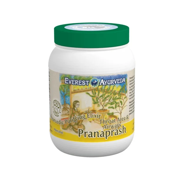 Everest Ayurveda Pranaprash аюрведичен пречистващ еликсир за гърлото и дихателните пътища, 200 г