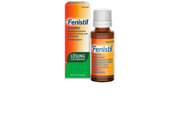 Fenistil перорални капки, разтвор 1 mg/ml, 20 мл