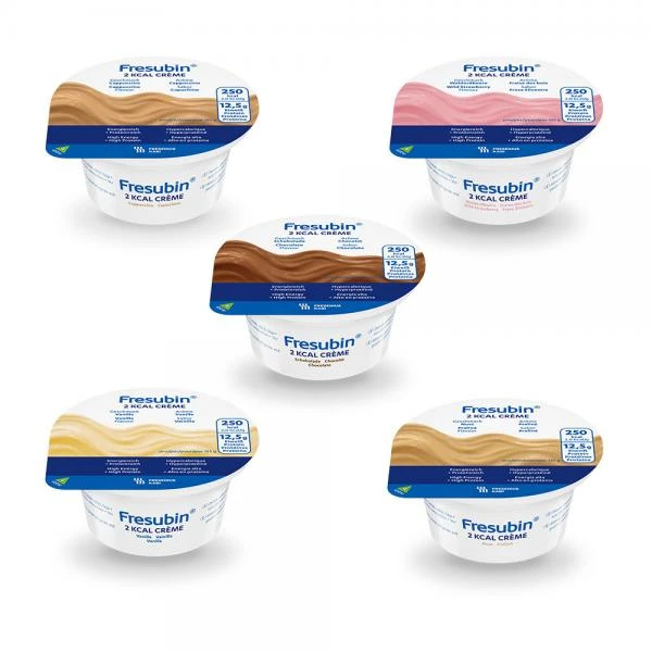 Fresubin 2 kcal Crème високоенергиен крем, ванилия или горска ягода, 4 х 125 г