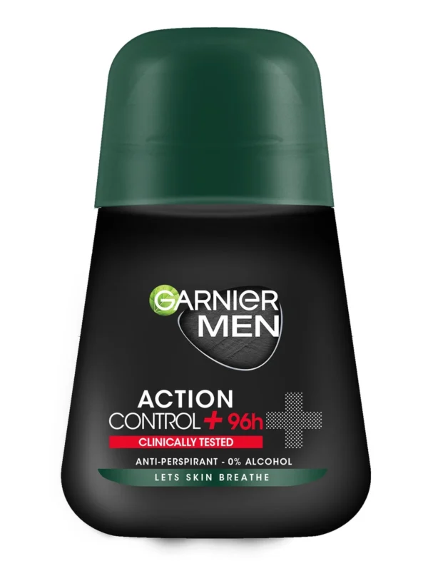 Garnier Men Mineral Action Control+ Clinically Tested антиперспирант рол-он 96 ч, 50 мл