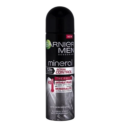 Garnier Mineral Men Action Control Thermic антиперспирант спрей, 150 мл