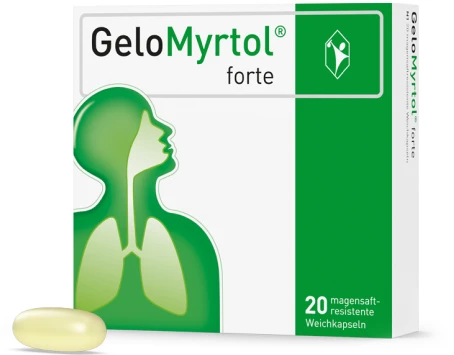 GeloMyrtol forte 300 mg стомашно-устойчиви меки капсули, 20 бр.