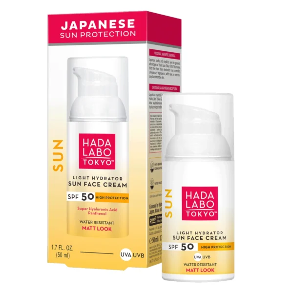 Hada Labo Tokyo Sun водоустойчив крем за лице SPF 50, 50 мл — снимка 2