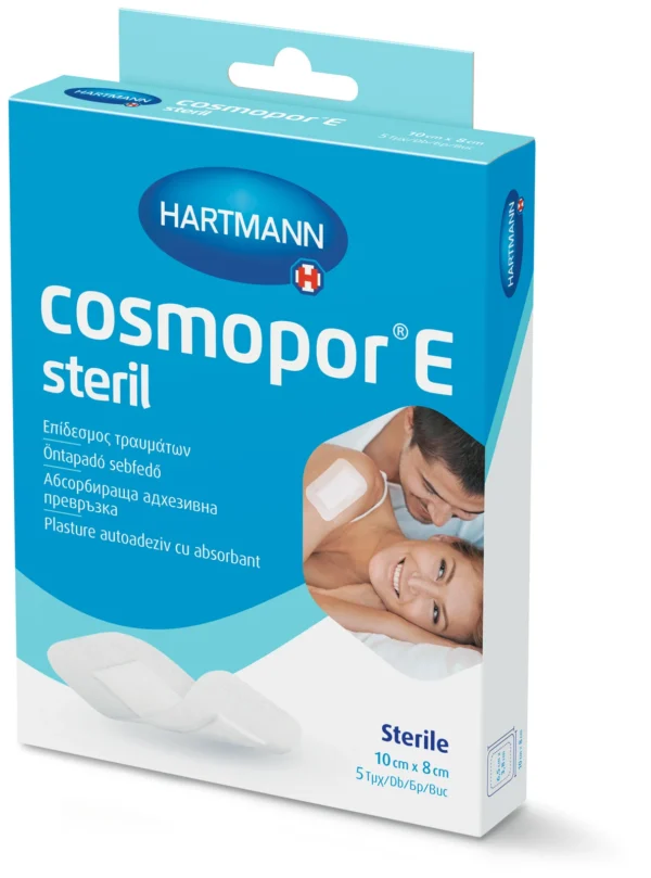 Hartmann Cosmopor E стерилна самозалепваща превръзка, 10 x 8 см, 5 бр.