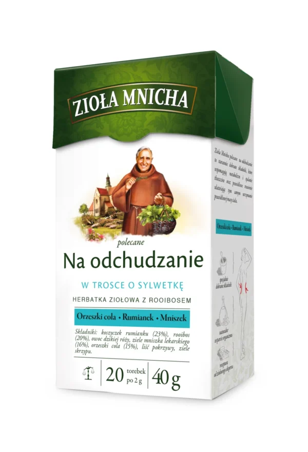 Herbapol Zioła Mnicha манастирски чай за отслабване, 20 филтъра