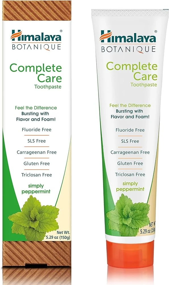 Himalaya Botanique Complete Care билкова паста за зъби с пеперминт, 150 г (100 г + 50 г)