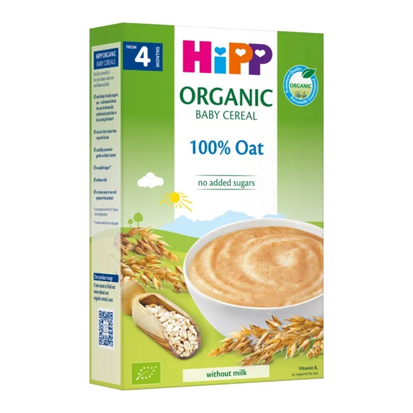 HiPP Bio безмлечна инстантна каша от овес, 200 г