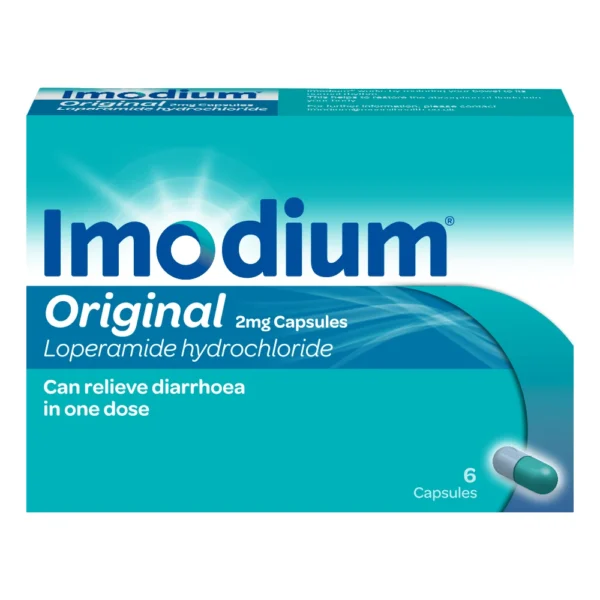 Имодиум 2 mg твърди капсули, 6 бр.