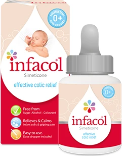 Infacol перорални капки със симетикон 40 mg/ml за бебета, 50 мл