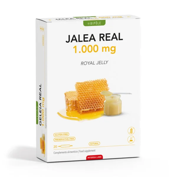 Intersa Labs Jalea Real 1000 мг, пчелно млечице, 20 ампули