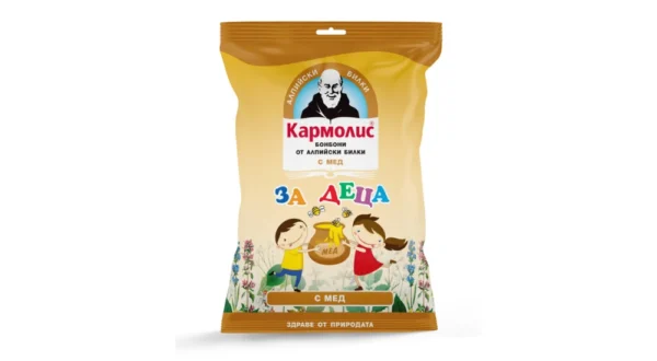 Кармолис бонбони с мед за деца, 75 г