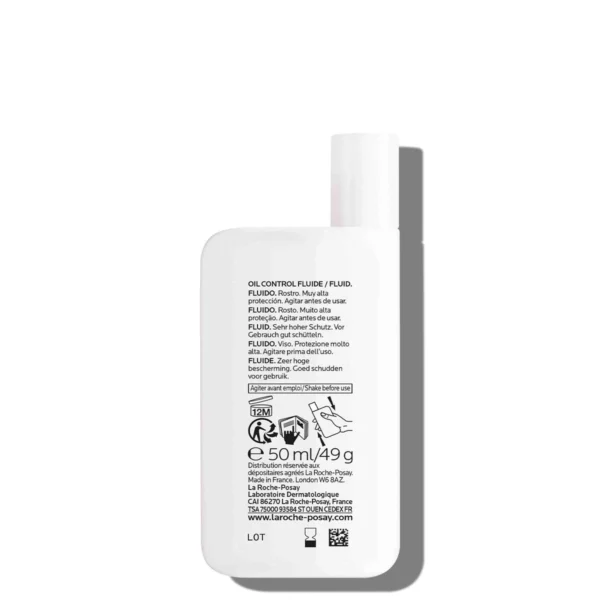 La Roche-Posay Anthelios UVMune 400 матиращ флуид за мазна кожа SPF50+, 50 мл, с хидратиращ крем — снимка 2