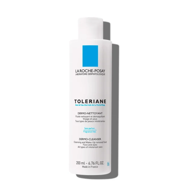 La Roche-Posay Toleriane Dermo-Cleanser почистващ флуид за лице и очи, 200 мл