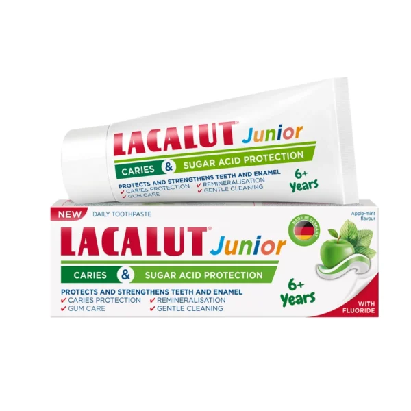 Lacalut Junior детска паста за зъби за деца над 6 години, 55 мл