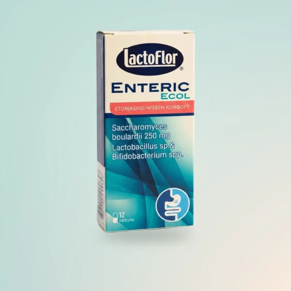 Lactoflor Enteric Ecol пробиотичен комплекс, 12 капсули