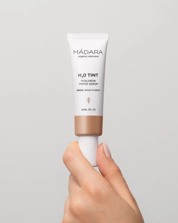 MÁDARA H2O Tint хиалуронов тониран серум, нюанс Wild Flower, 30 мл — снимка 4