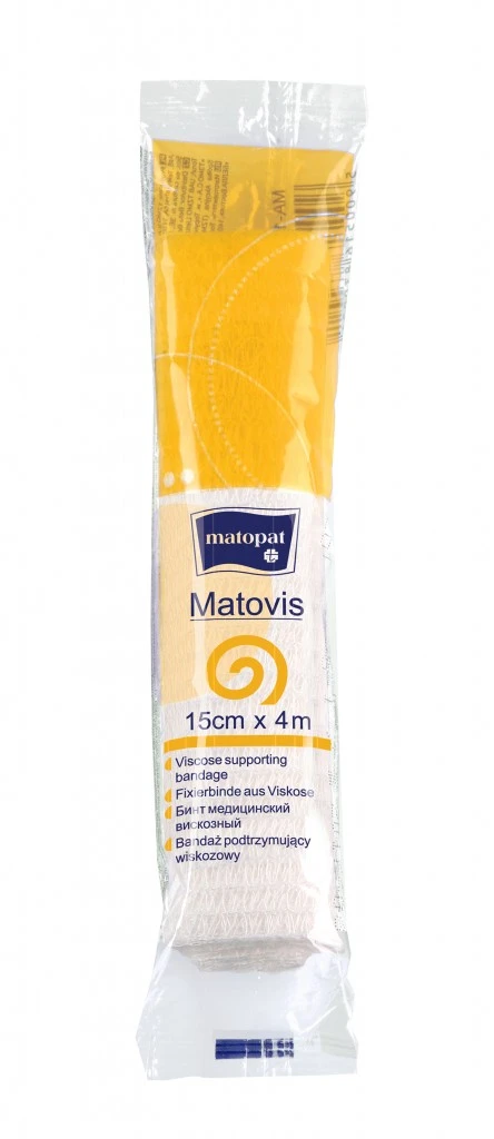 Matopat Matovis поддържащ бинт, 15 см x 4 м