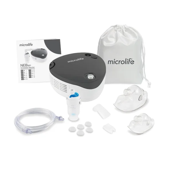 Microlife NEB 301 компресорен инхалатор с 3 режима на разпрашаване — снимка 2