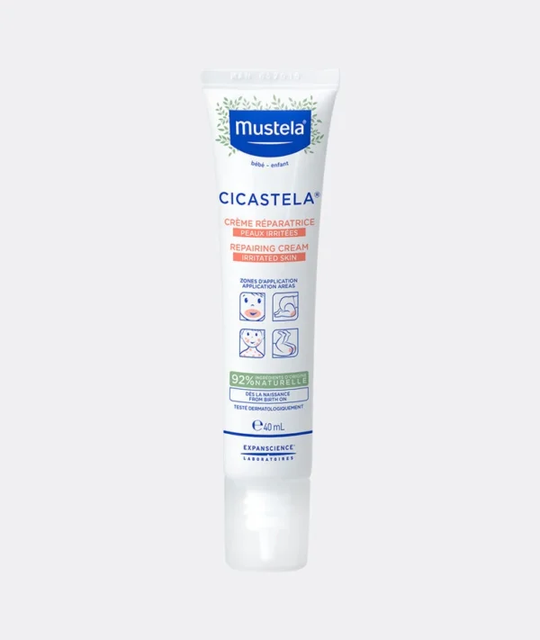 Mustela Cicastela възстановяващ крем за раздразнена кожа, 40 мл