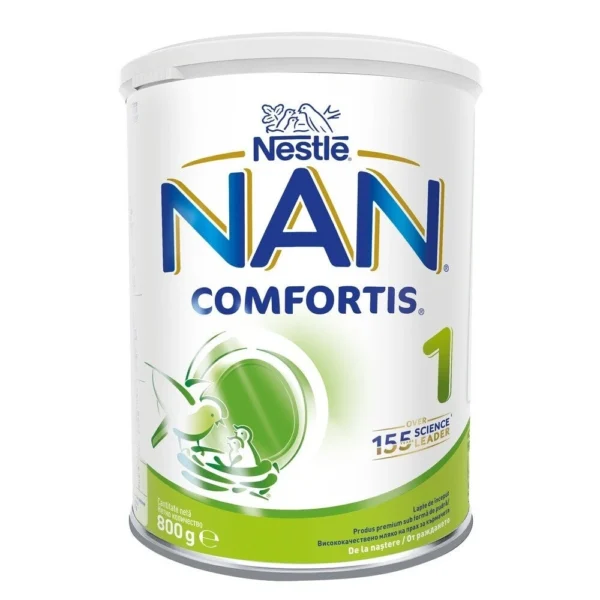 Nestlé NAN Comfortis 1 обогатено мляко за кърмачета на прах от раждането, 800 г
