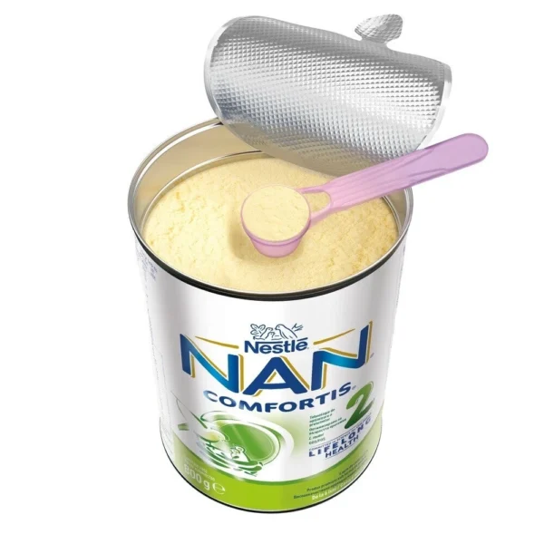 Nestlé NAN Comfortis 2 обогатено преходно мляко след 6-ия месец, 800 г — снимка 3