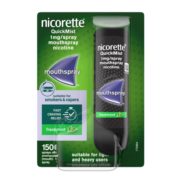 Nicorette Freshmint спрей за устна лигавица 1 mg/впръскване, 13,2 мл