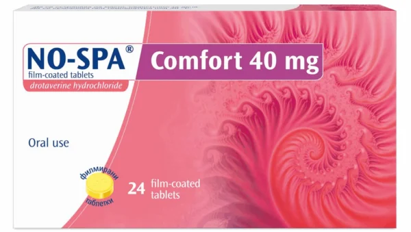 Но-шпа Комфорт 40 mg филмирани таблетки, 24 броя