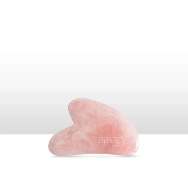Olival Gua Sha камък за масаж на лице от розов кварц