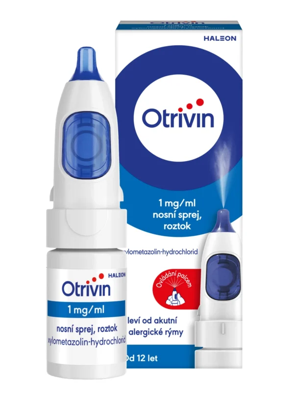 Otrivin 0,1% спрей за нос, 10 мл